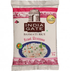 India Gate Basmati Rice Feast Rozzana  Pack  1 kilogram